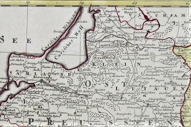 1795 m. vokiskas Prusijos zemelapis (Klein Litauen).jpg