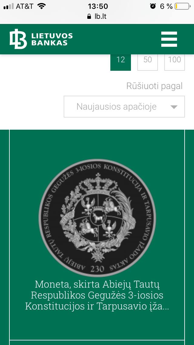 Lietuvos Banko moneta skirta Gegužės 3 Konstitucijai.jpg