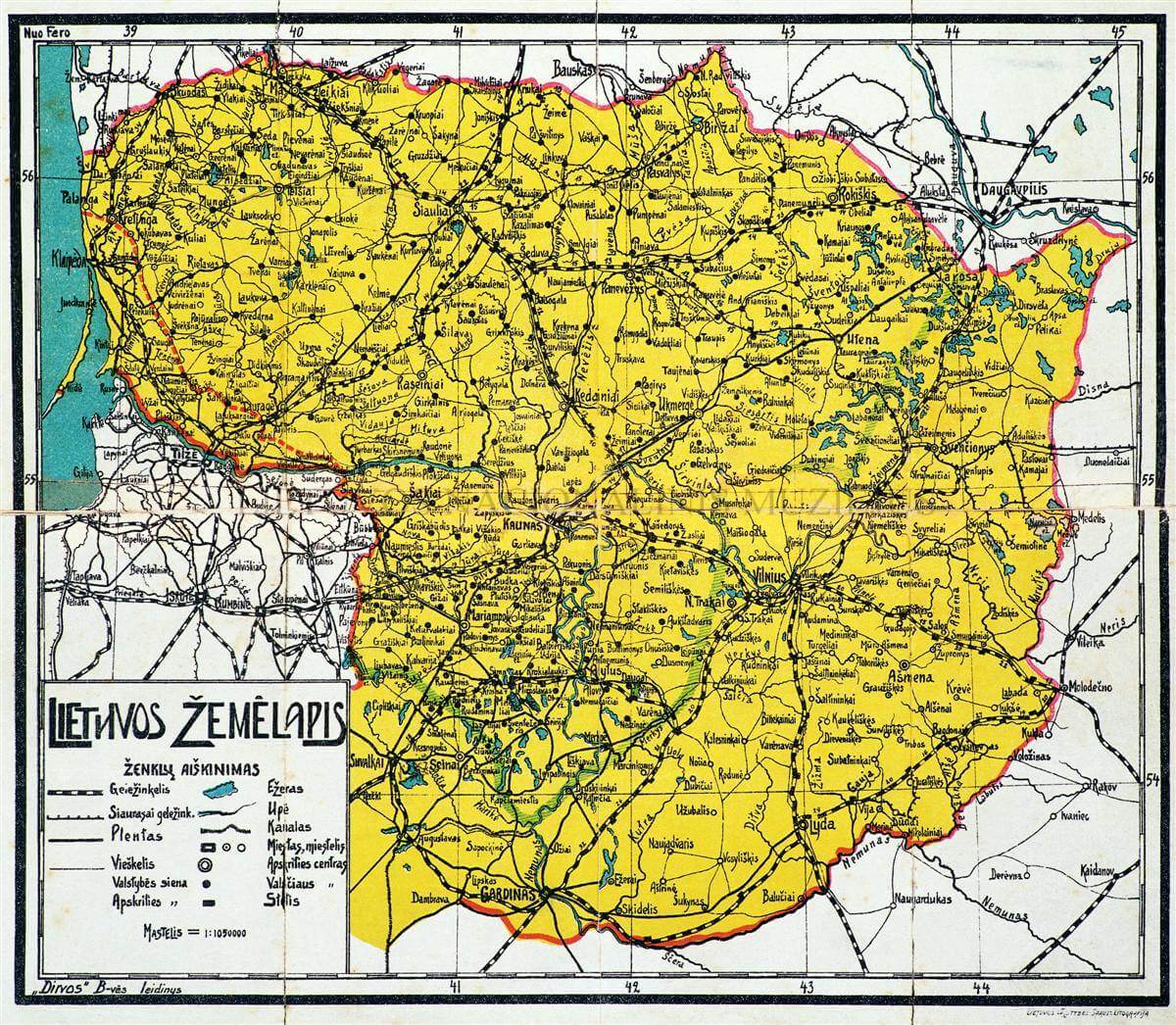 Lietuvos žemėlapis (Dirvos b-vės leidinys).jpg