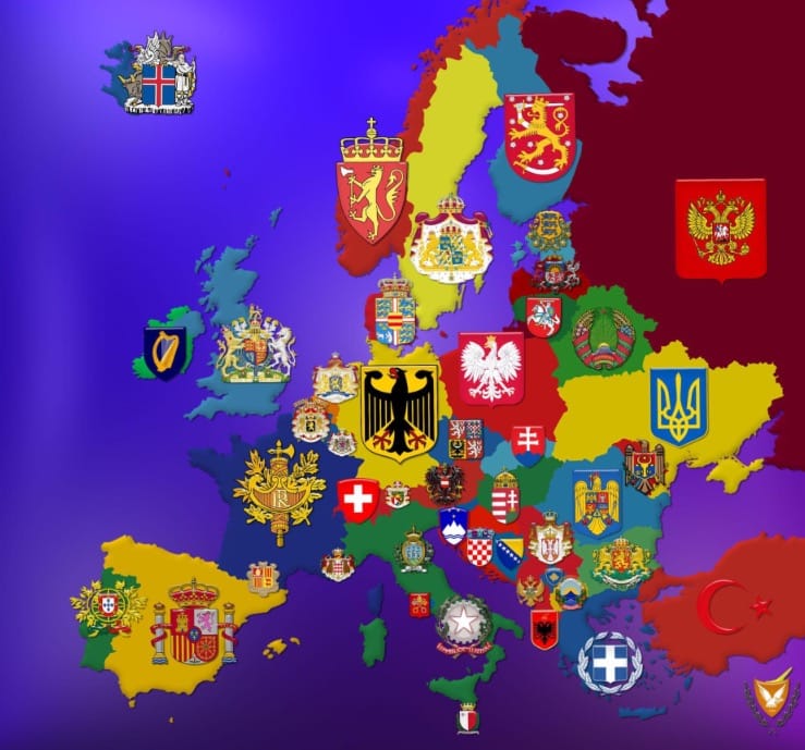 Europos valstybių herbai.jpg