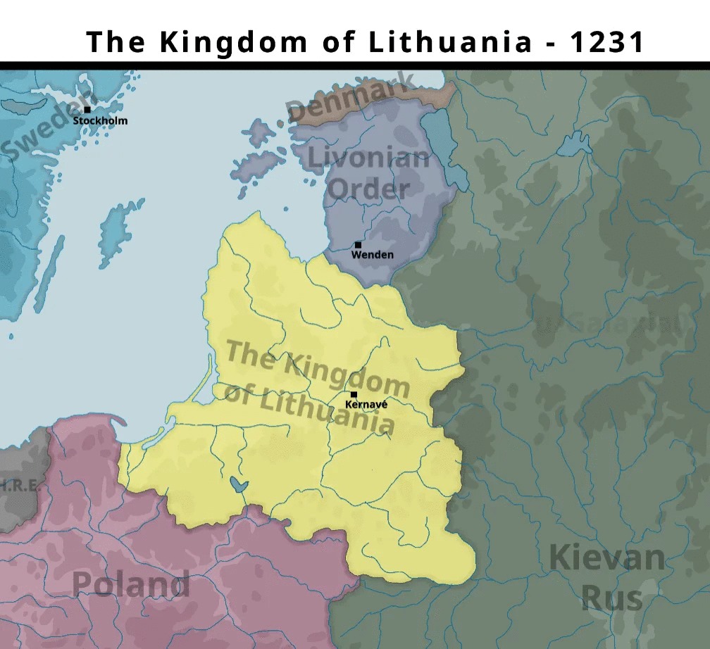 Žemėlapis - The Kingdom of Lithuania 1231.jpg