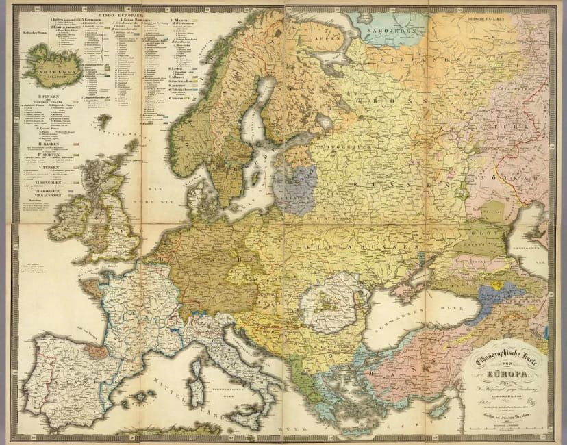 Europos tautos. Vokiečių žemėlapis 1847 m..jpg