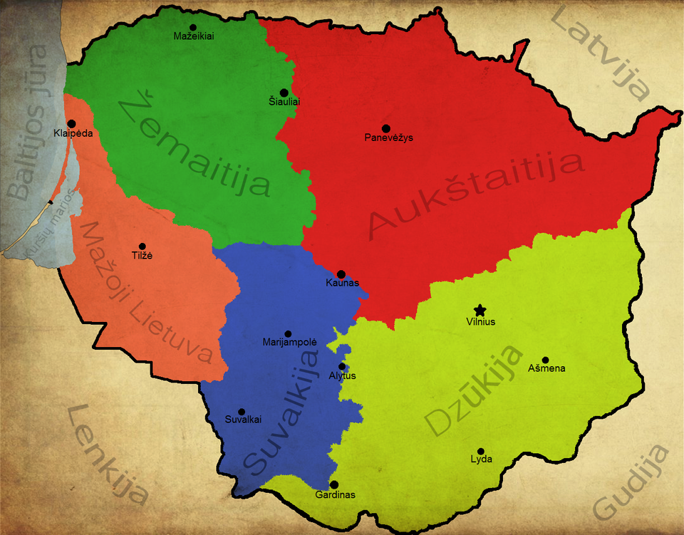 Lietuva - etnografinės dalys.png