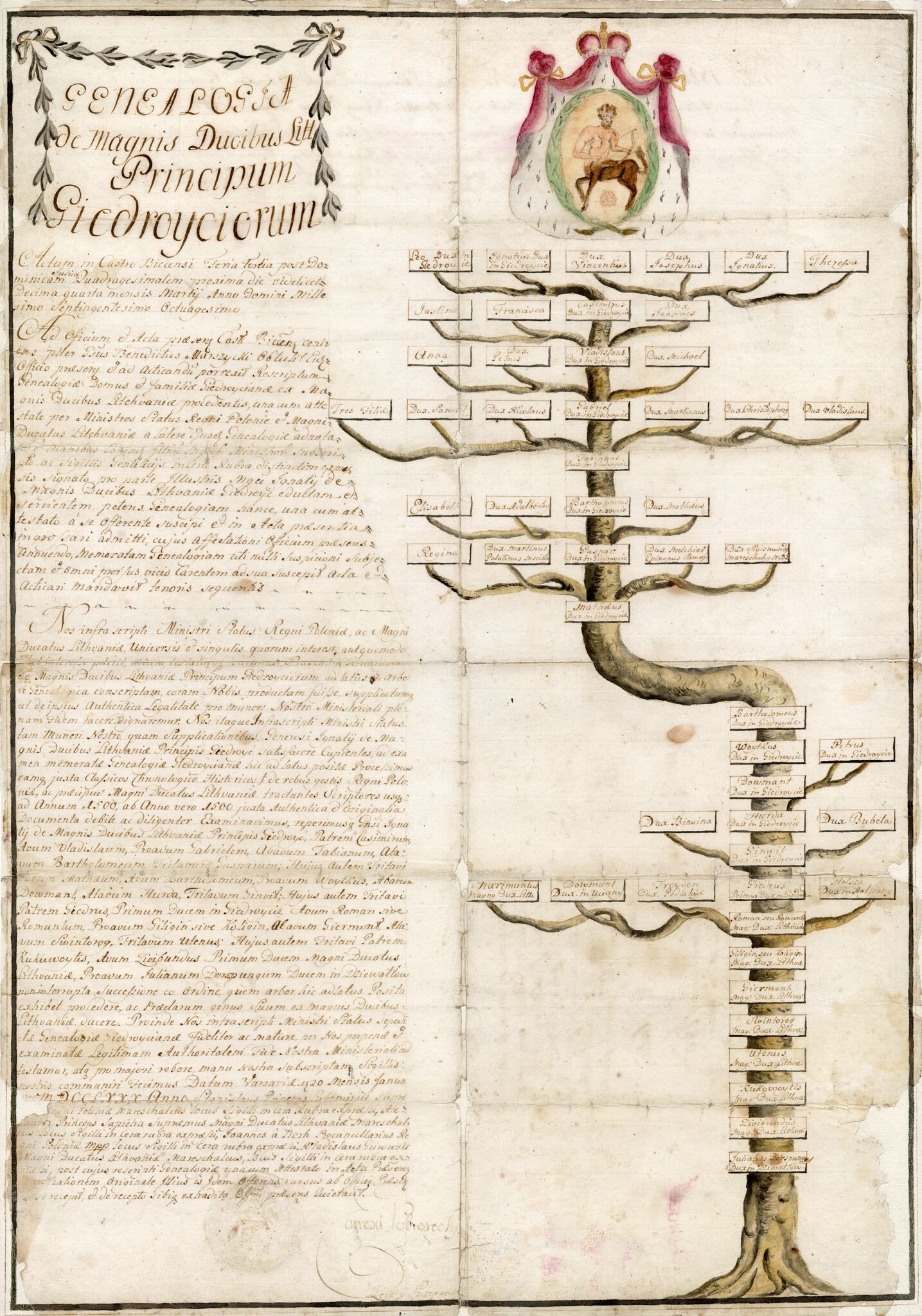 Kunigaikščių Giedraičių genealoginis medis, sudarytas 1780 m..jpg