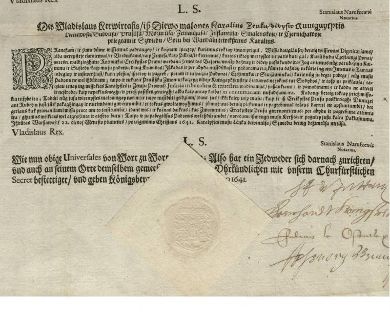 Грамота короля Владислава IV Вазы, Указ 1641 08 22.jpg